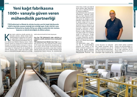 Kağıt fabrikası projemiz için anlaşma sağlandı