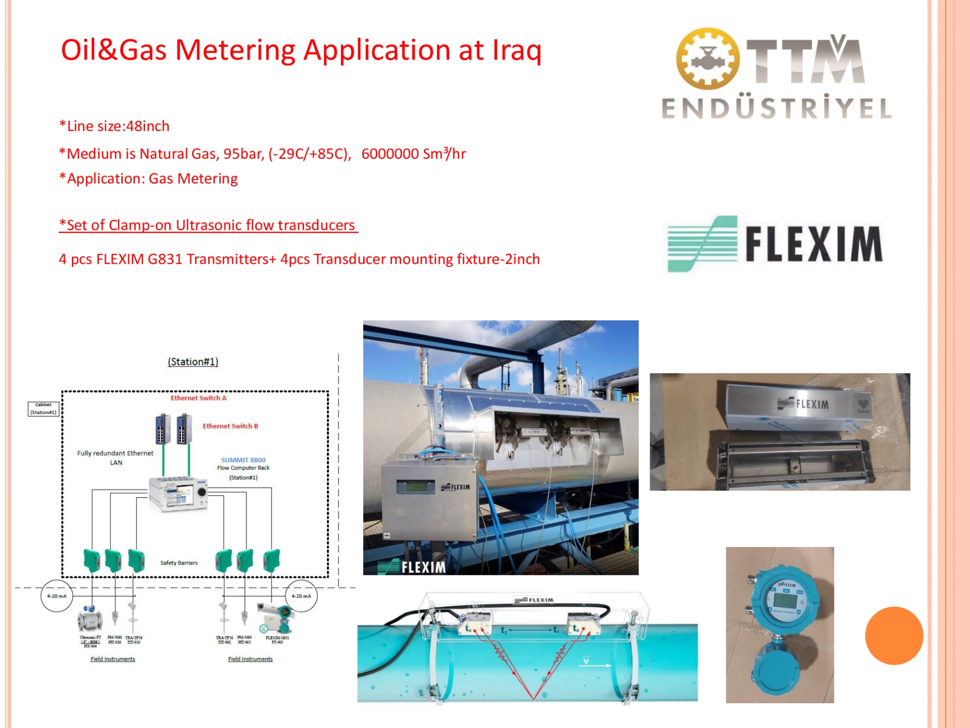 Doğalgaz Tesisi Ultrasonic Akışmetre Uygulaması